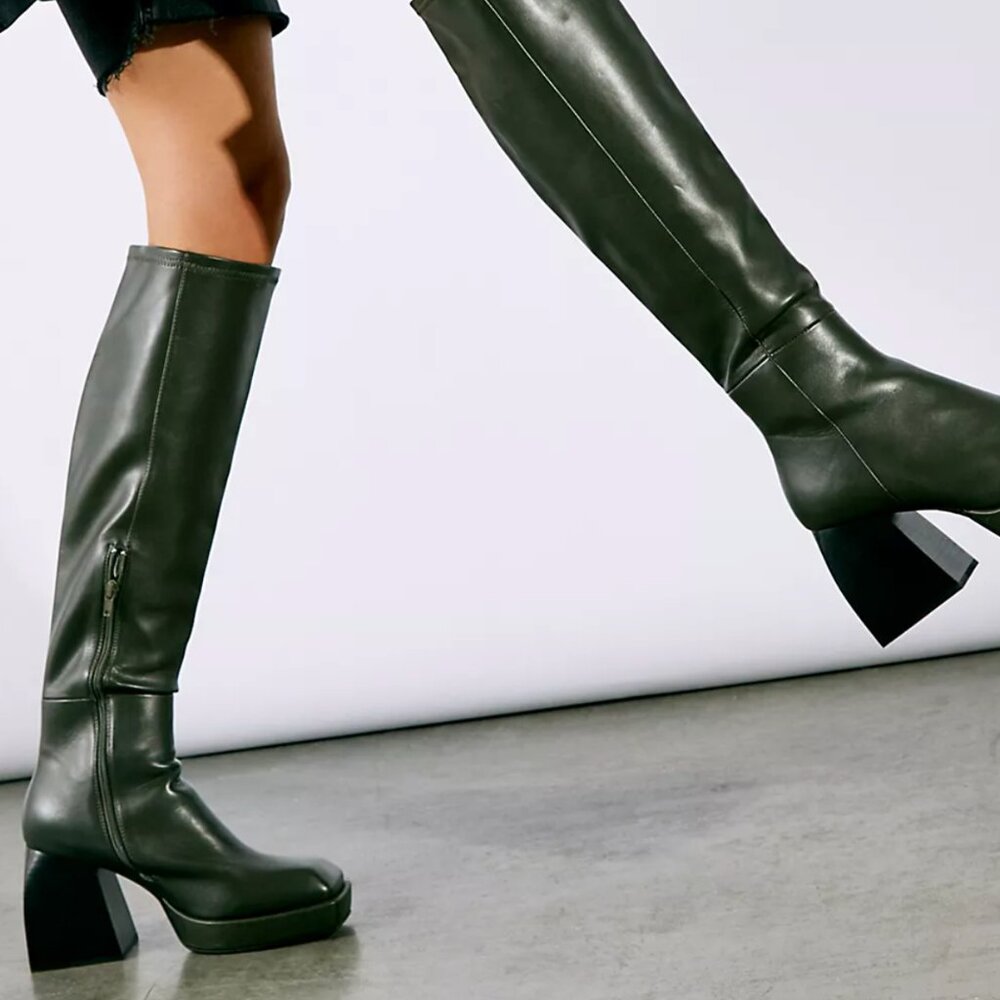 Free People Jeffrey Campbell Daphne Second Skin Platform Boots